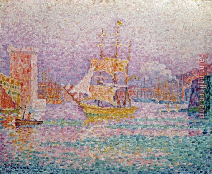Paul Signac Harbour at Marseilles